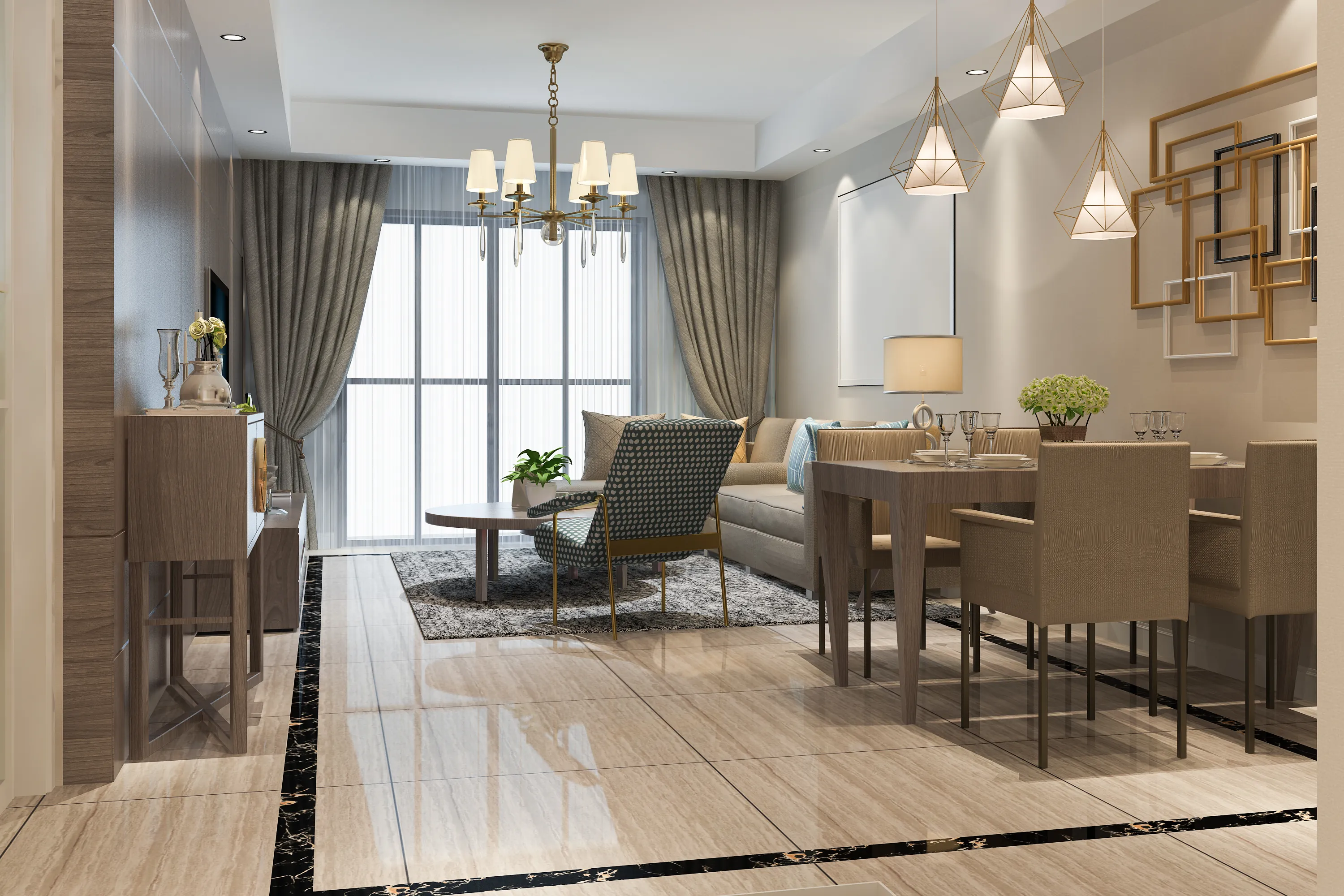 Outdoor shower detail